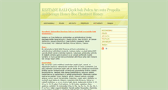 Desktop Screenshot of kestanebali.net